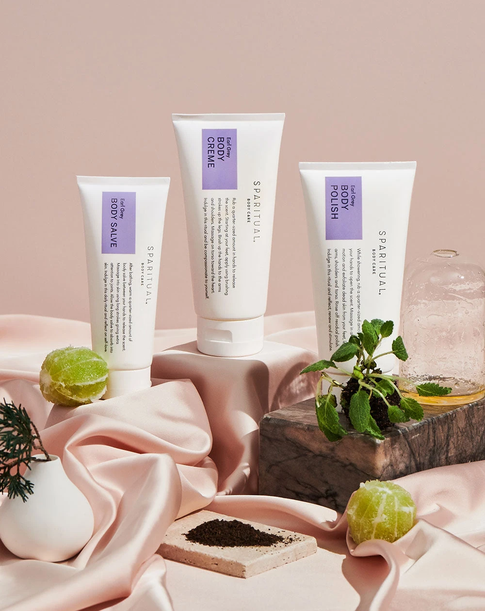 SPARITUAL Earl Grey body care products